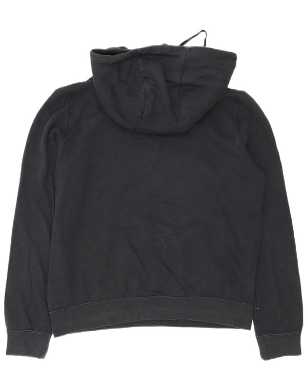 Nike Mens Hoodie Jumper Médio Algodão Preto