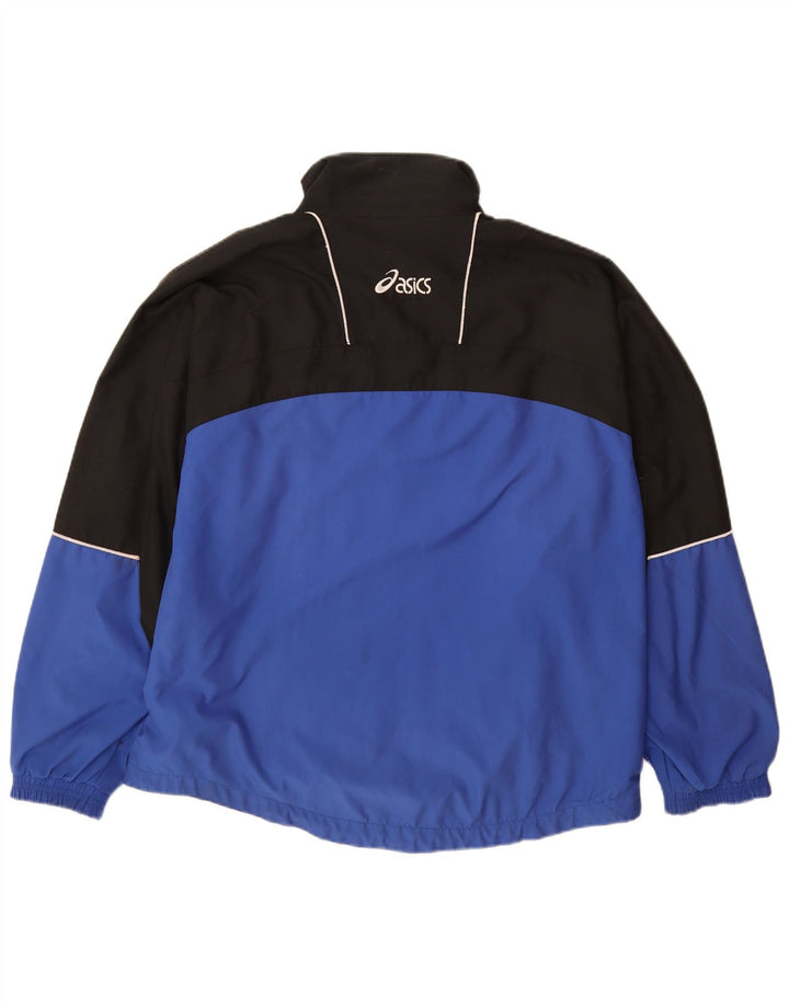 ASICS Mens Treino Top Jacket XL Azul Colourblock Poliéster