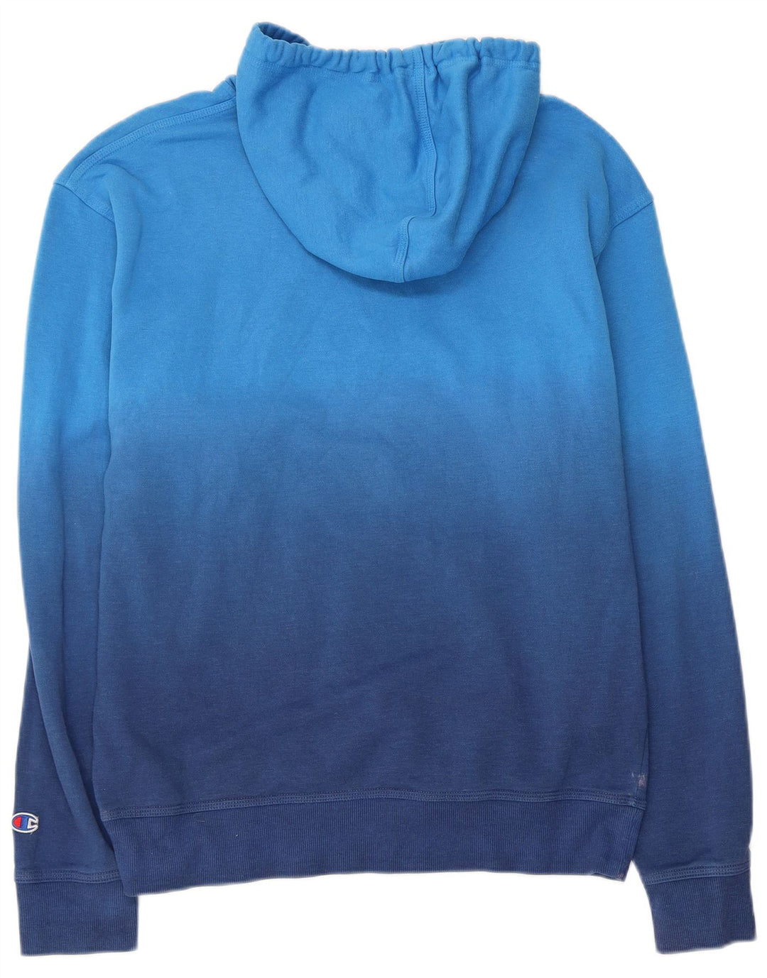 CHAMPION Suéter masculino com capuz e algodão colorido azul médio