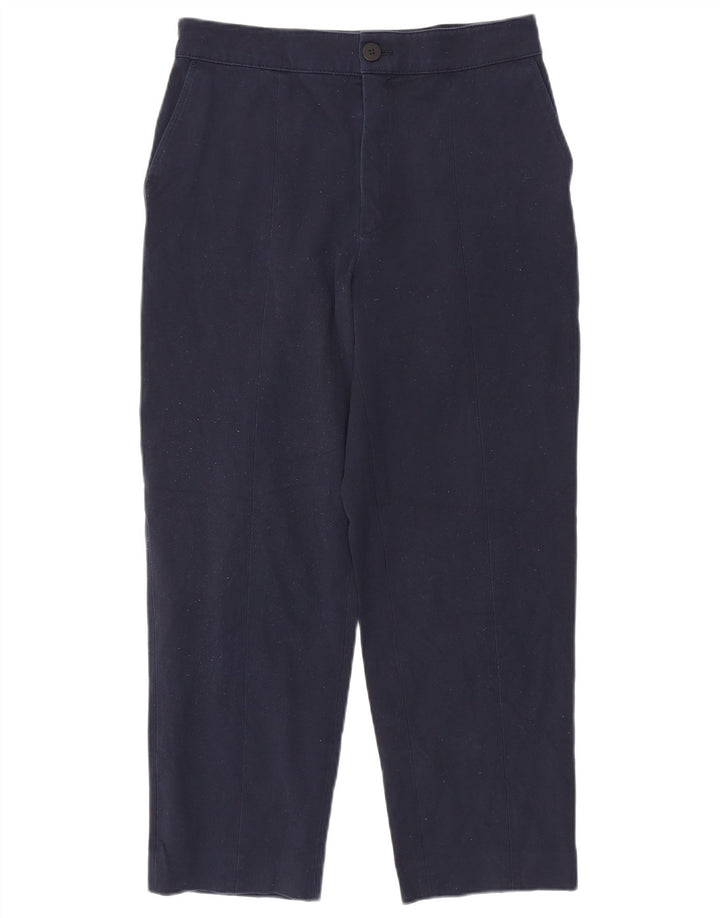 Calça cortada feminina Massimo Dutti EU 40 médio W30 L26 azul marinho