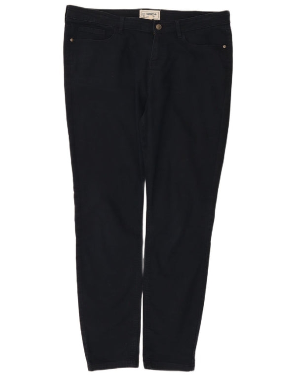 Fat Face Womens Slim Jeans Reino Unido 16 Grande W36 L29 Azul Marinho Algodão