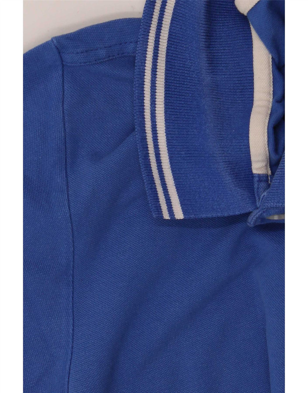 Camisa polo masculina Kappa listrada azul médio