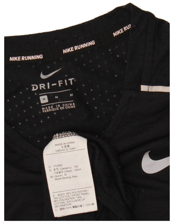 Camiseta Nike Masculina Dri Fit Top Médio Poliéster Preto