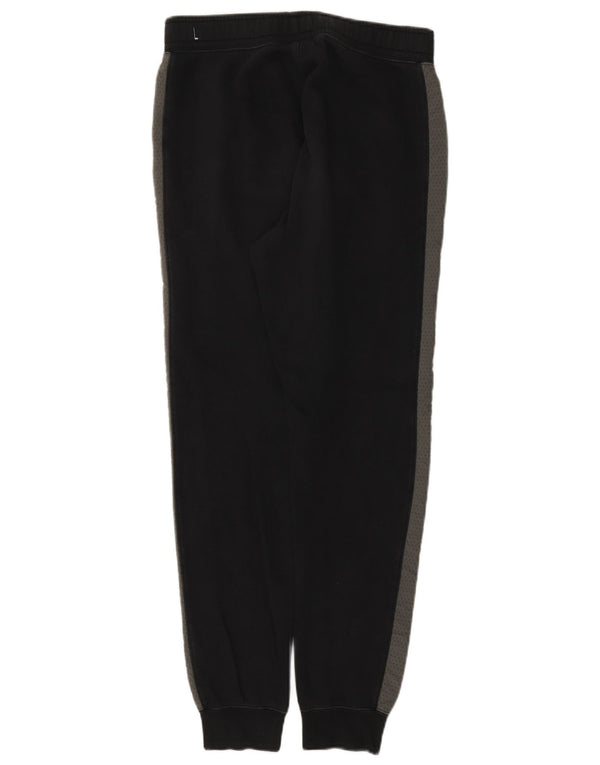 Calça de treino masculina Nike joggers pequeno preto colorblock algodão