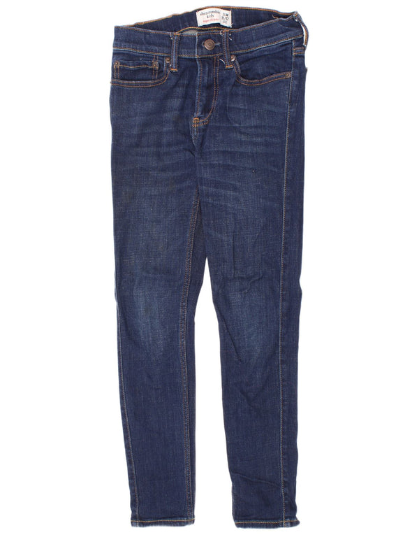 Abercrombie & Fitch Boys Slim Skinny Jeans 11-12 anos W24 L25 Azul marinho