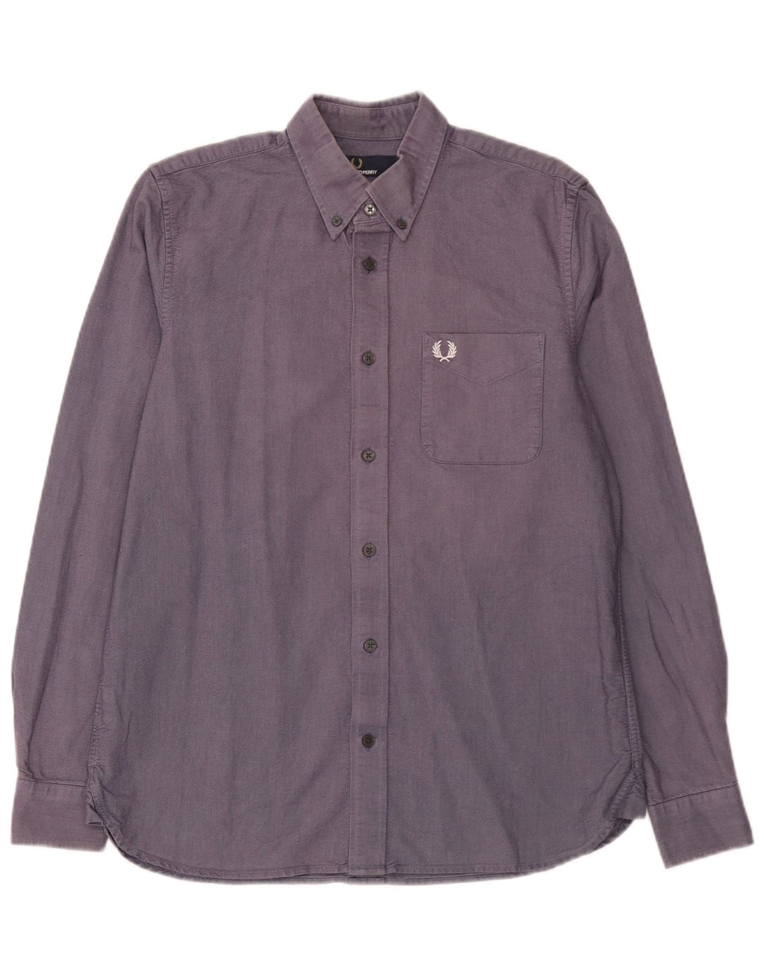 Camisa masculina Fred Perry algodão azul médio
