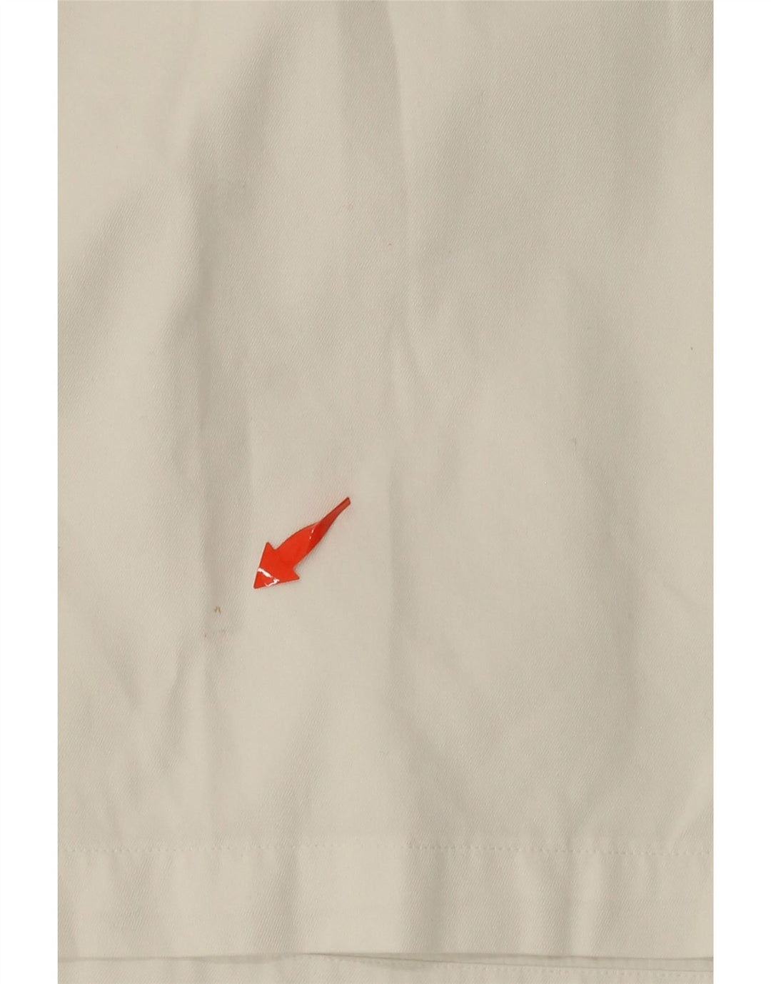 CALVIN KLEIN Camisa masculina cáqui de manga curta XL algodão branco