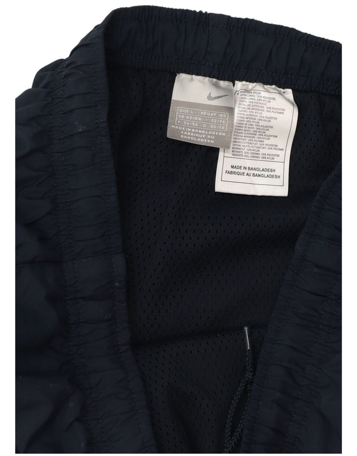 Calça de treino masculina NIKE Joggers UK 42/44 grande azul marinho poliéster