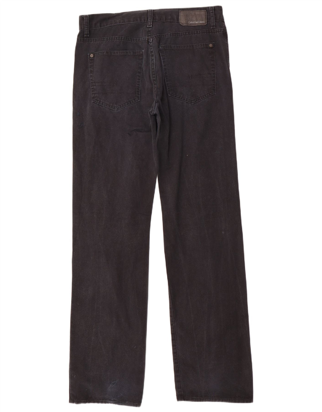 Calça jeans reta masculina Calvin Klein W33 L34 azul marinho algodão