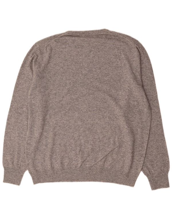 Liu Jo Suéter masculino com gola redonda 3XL algodão cinza