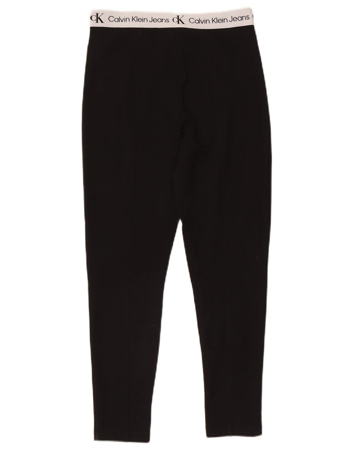 Calvin Klein Leggings Gráficos Femininos Reino Unido 10 Pequeno Bloco Colorido Preto