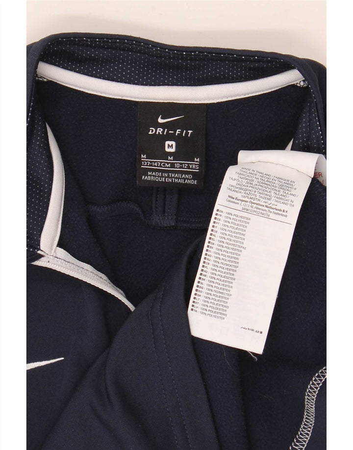 Nike Boys Dri Fit Pullover Treino Top 10-11 Anos Médio Azul Marinho