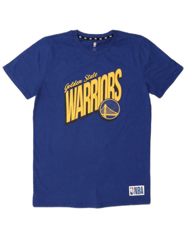 Camiseta gráfica NBA Boys Golden State Warriors Top 15-16 anos algodão azul