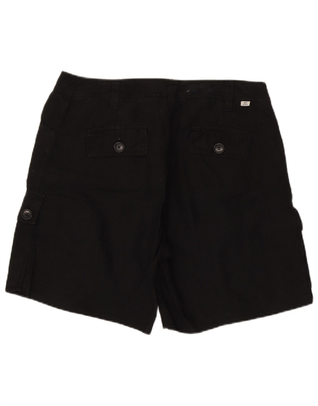 Shorts cargo masculino Cerruti 1881 W32 linho preto médio