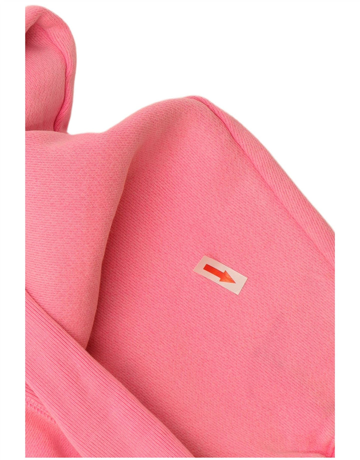 Jumper de moletom feminino Champion Reverse Weave Oversized Reino Unido 10 pequeno rosa
