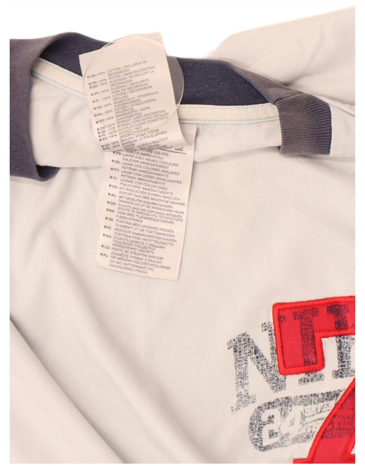 Camiseta Nike masculina gráfica Top XL algodão branco