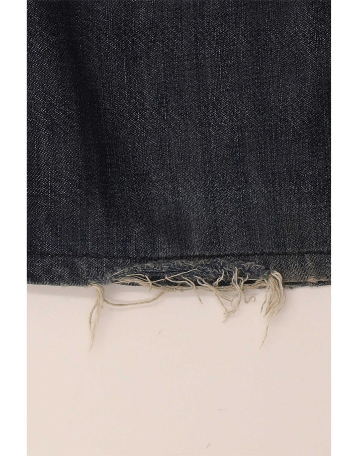 Levi's Masculino 501 Straight Jeans W36 L27 Azul Marinho Algodão