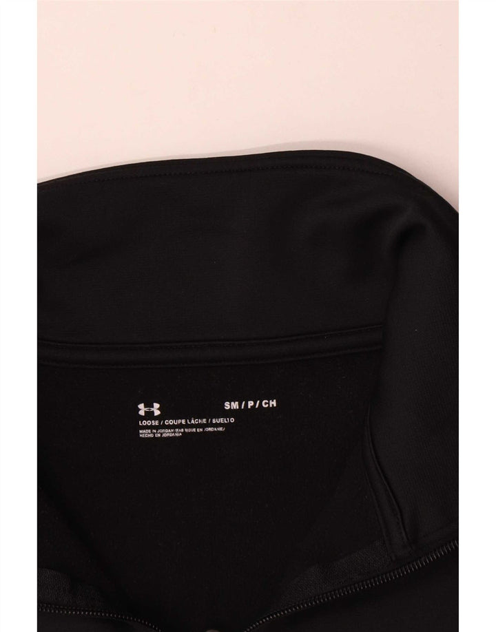 Under Armour feminino oversized crop moletom jumper Reino Unido 10 pequeno preto
