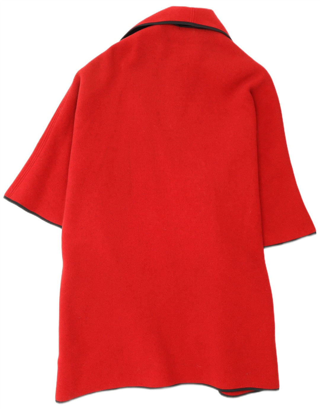 DAVID BARRY Casaco feminino de lã vermelha tamanho único