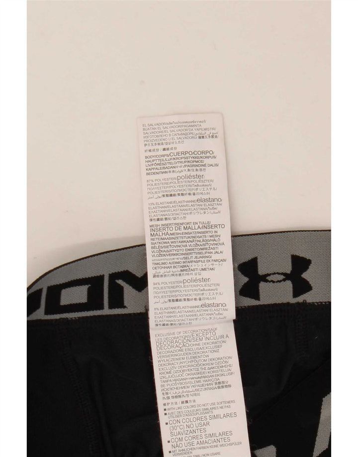 Under Armour Masculino Cold Gear Graphic Leggings Grande Poliéster Preto