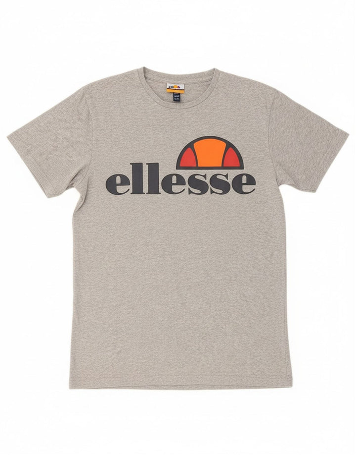 Camiseta masculina gráfica ELLESSE XS algodão cinza