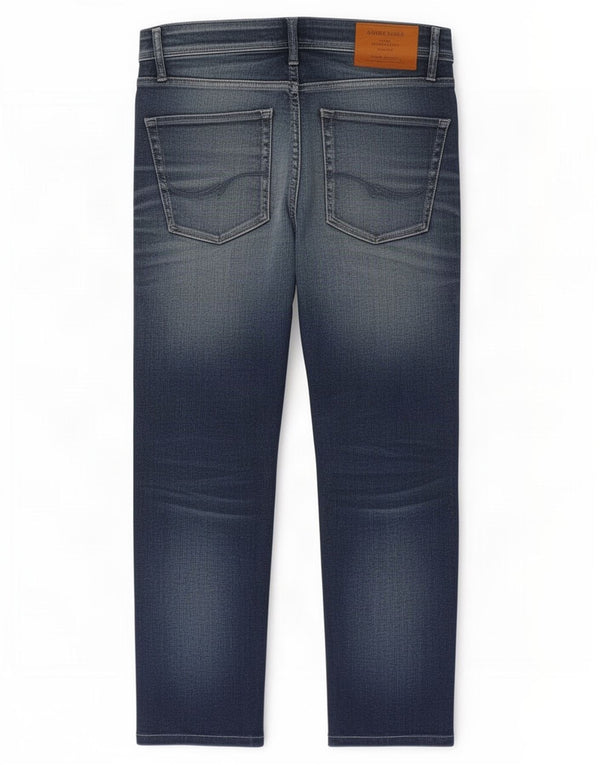 Jack & Jones Masculino Tim Slim Jeans W30 L27 Azul Algodão