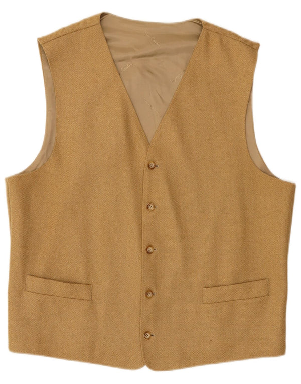 Colete masculino Pierre Cardin IT 48 lã marrom médio