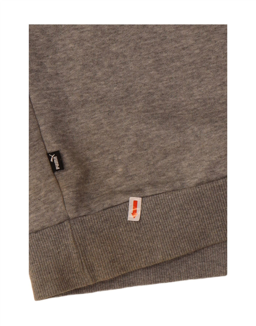 PUMA Mens Graphic Hoodie Jumper Médio Algodão Cinza