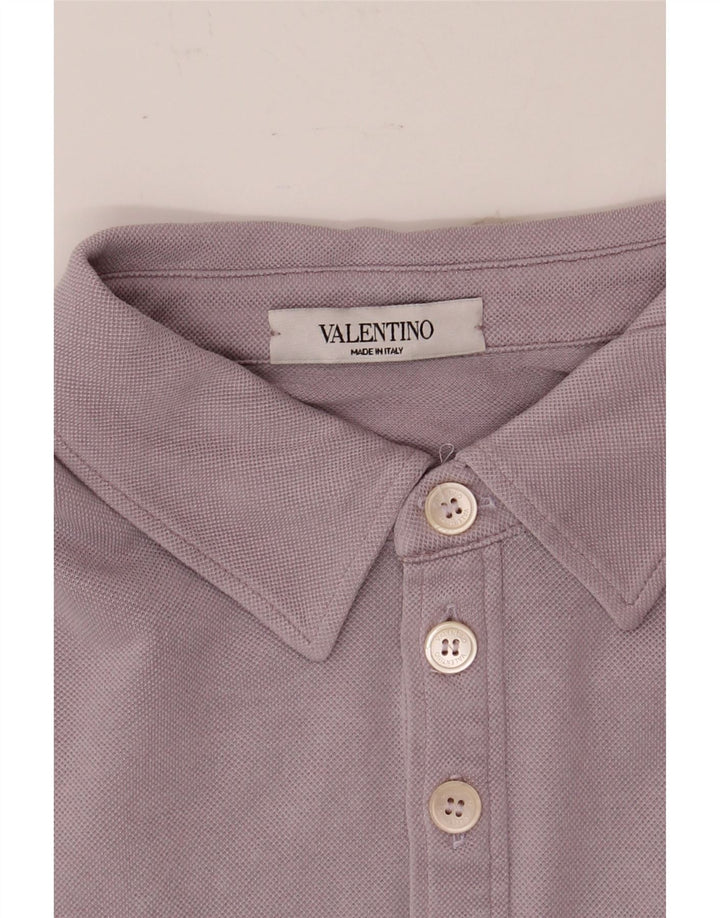 VALENTINO Mens Polo Shirt Large Pink Silk Vintage Valentino and Second-Hand Valentino from Messina Hembry 