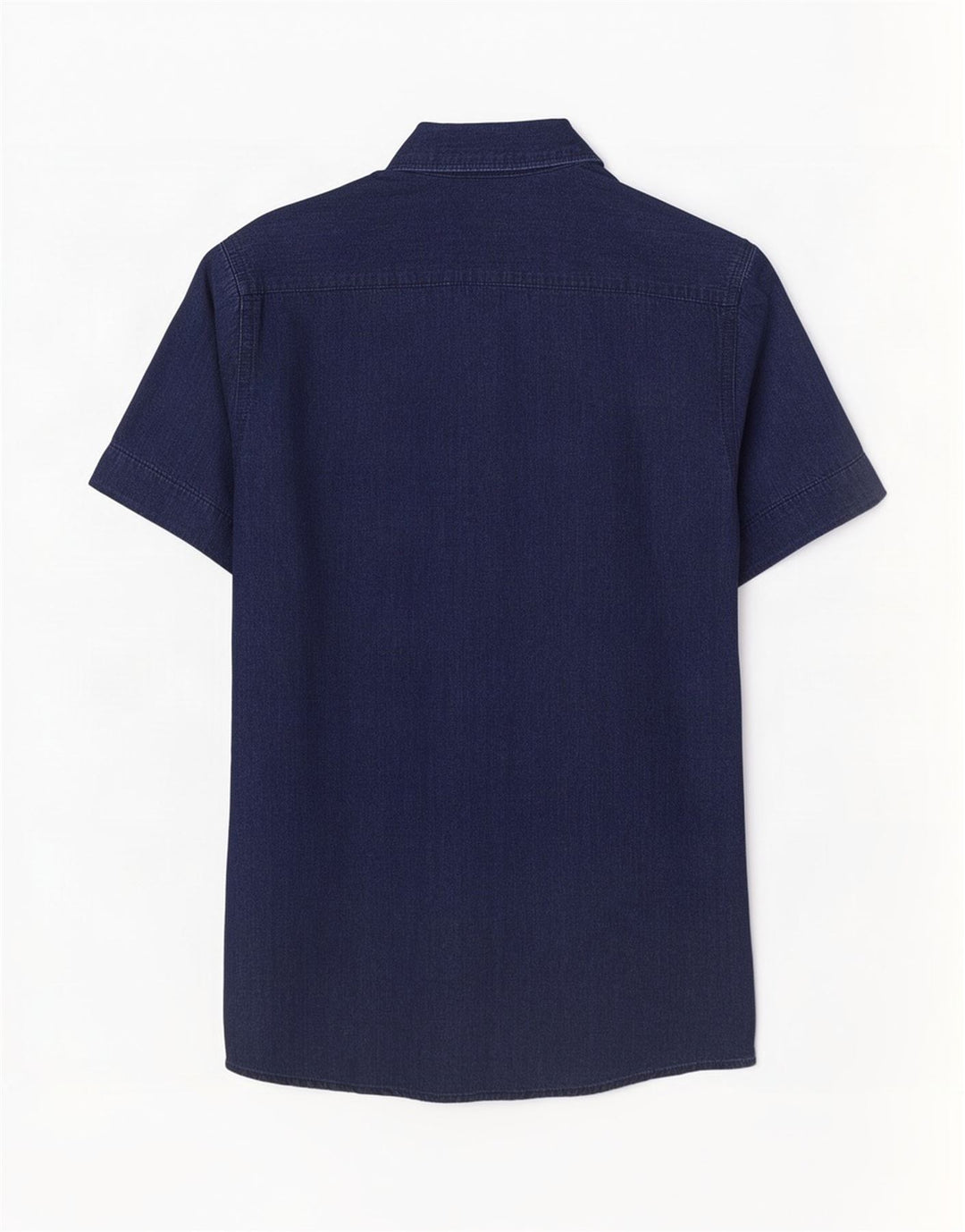 Camisa masculina de manga curta G-Star algodão azul marinho médio