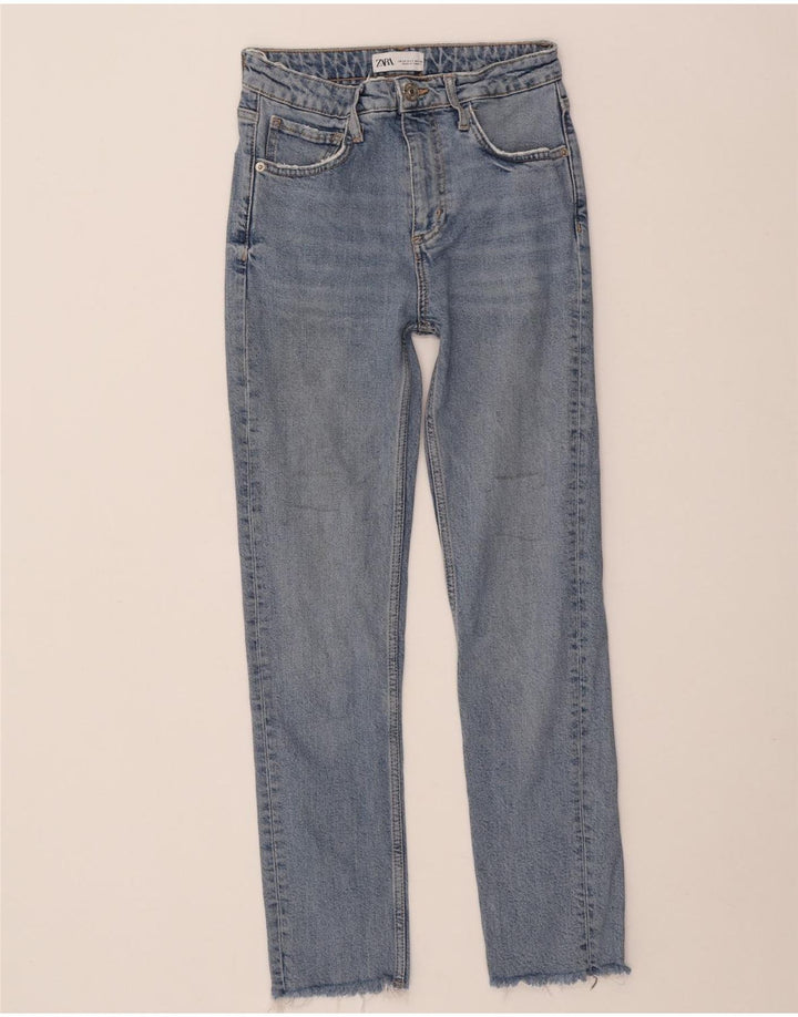 Zara Jeans Slim Feminino EU 34 2XS W24 L27 Azul