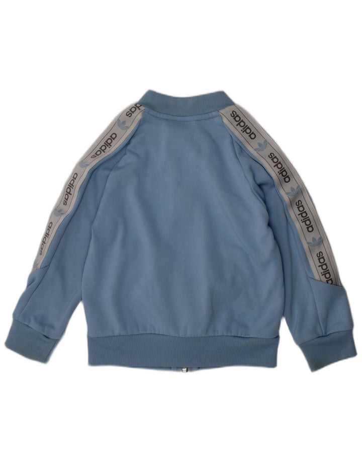 ADIDAS Baby Boys Graphic Full Tracksuit 18-24 Meses Azul Colorblock