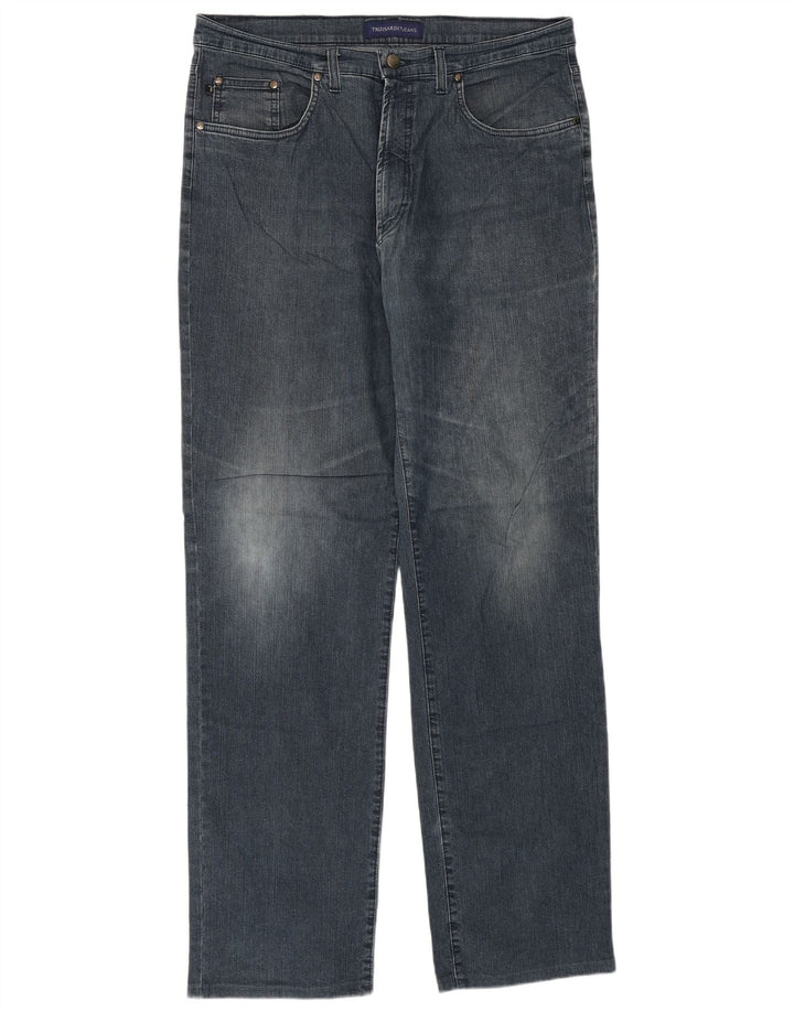 Jeans retos masculinos Trussardi W38 L34 azul