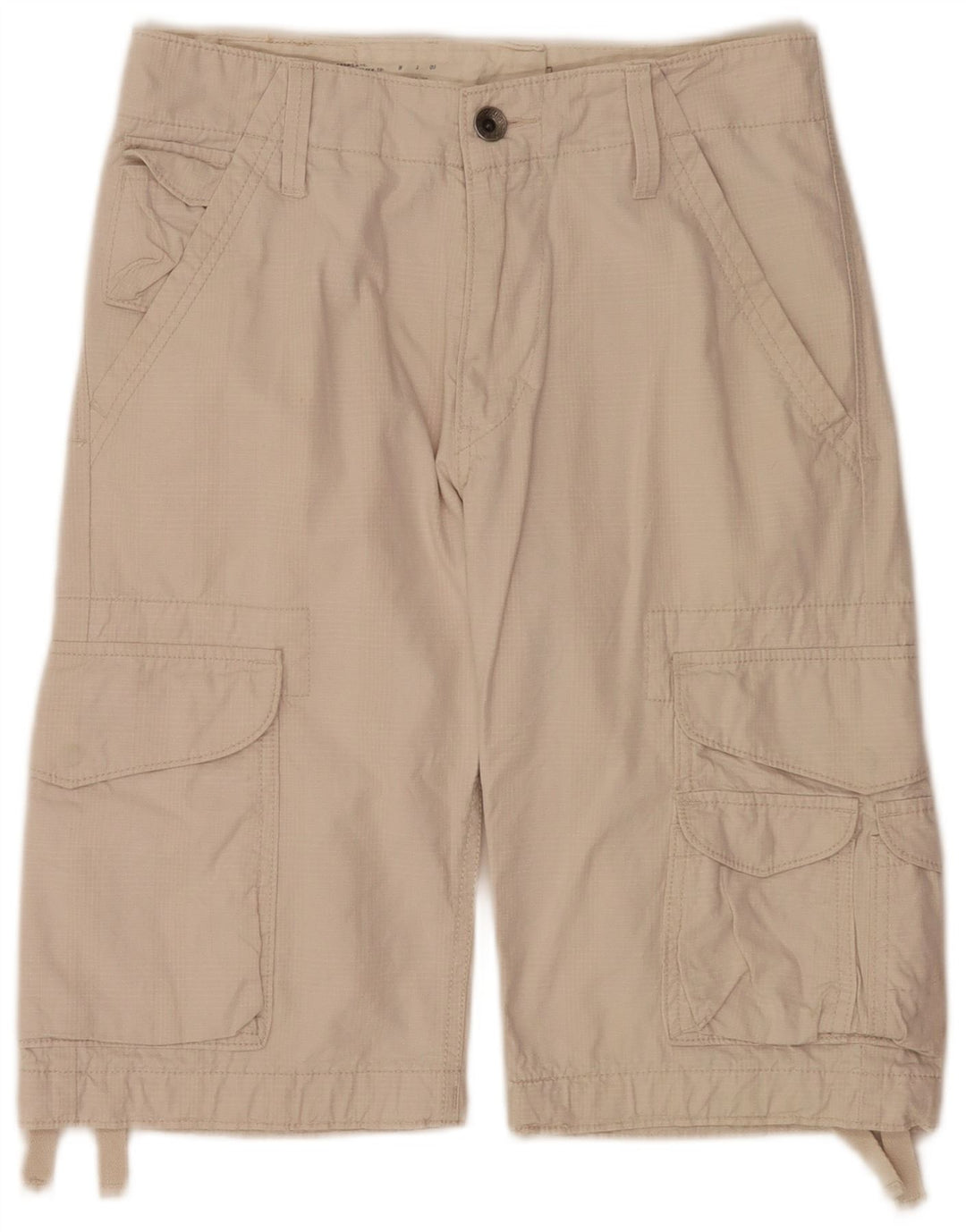 Shorts cargo masculino Levi's W30 algodão bege médio