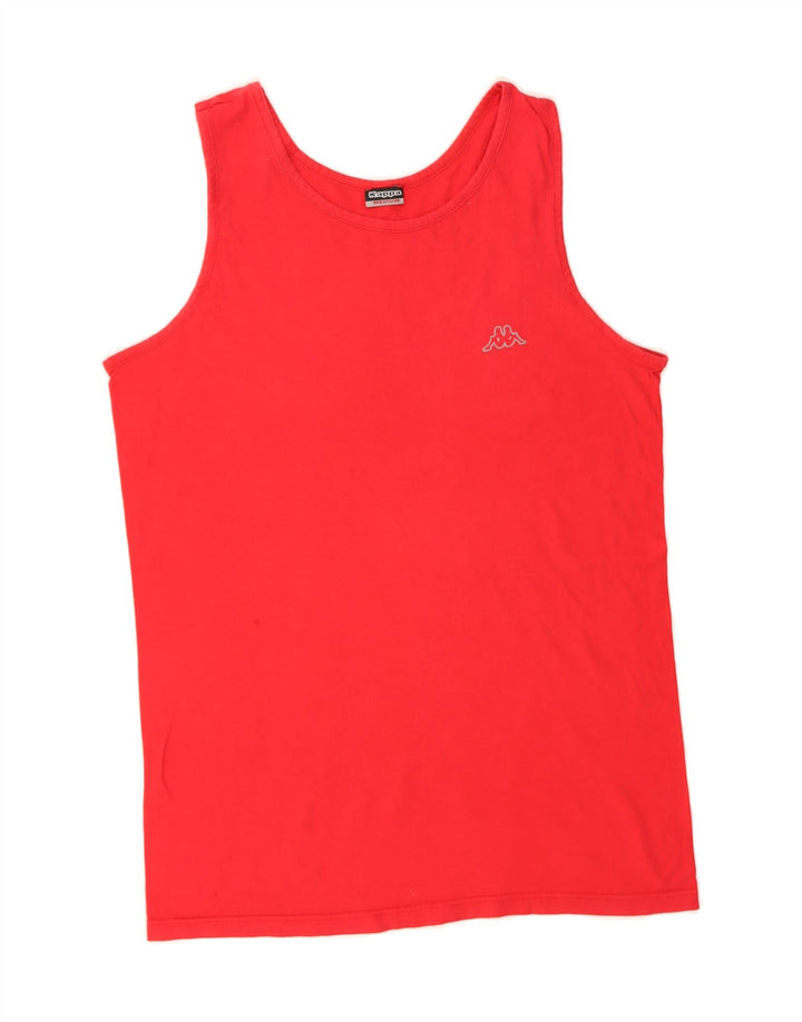 Top colete feminino KAPPA UK 14 médio vermelho