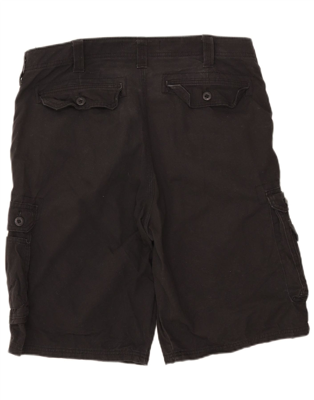 Lee Mens Cargo Shorts W34 Grande Algodão Preto