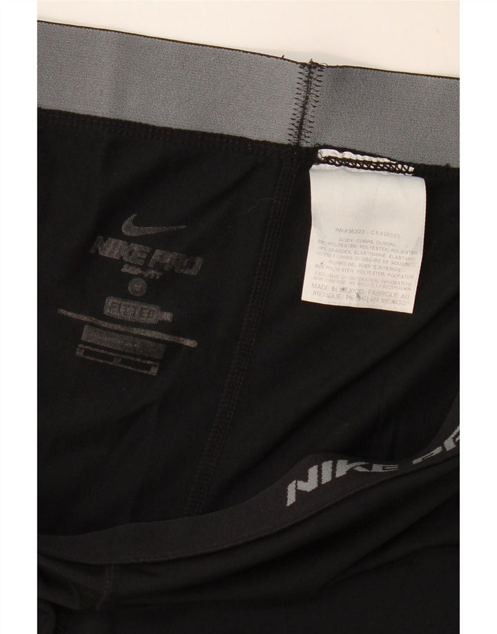 Calça de treino feminina Nike Dri Fit UK 12 poliéster preto médio
