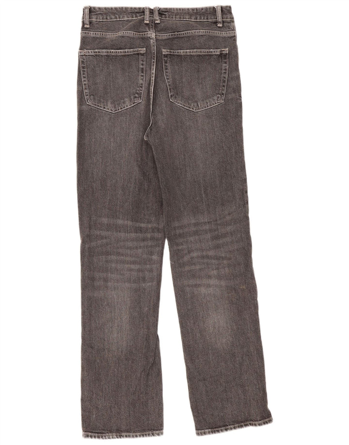 Zara Mens Straight Jeans EU 40 Médio W30 L32 Cinza Algodão