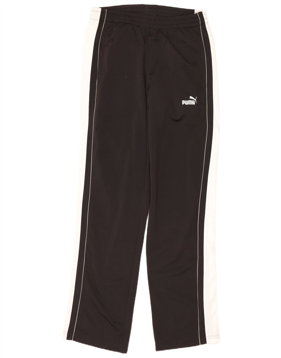 Calça de treino masculina Puma pequena preta colorblock