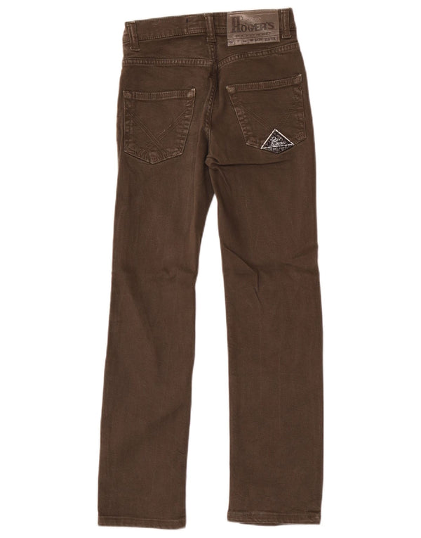 Roy Rogers Meninos Jeans retos 9-10 anos W22 L26 Caqui