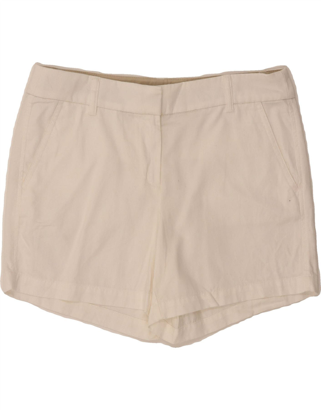 J. CREW Womens Chino Shorts US 6 Medium W32  Off White Cotton Vintage J. Crew and Second-Hand J. Crew from Messina Hembry 