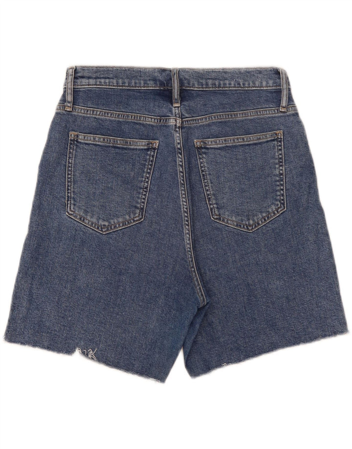 Shorts jeans feminino CALVIN KLEIN Mom Jean W30 algodão azul médio