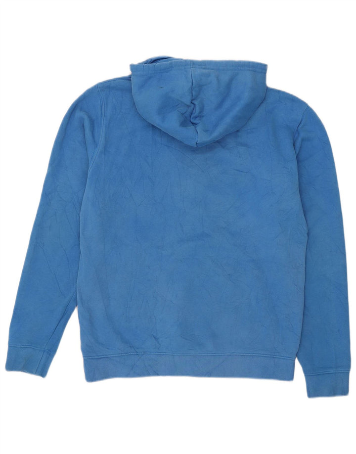 Adidas Mens Hoodie Jumper Médio Algodão Azul