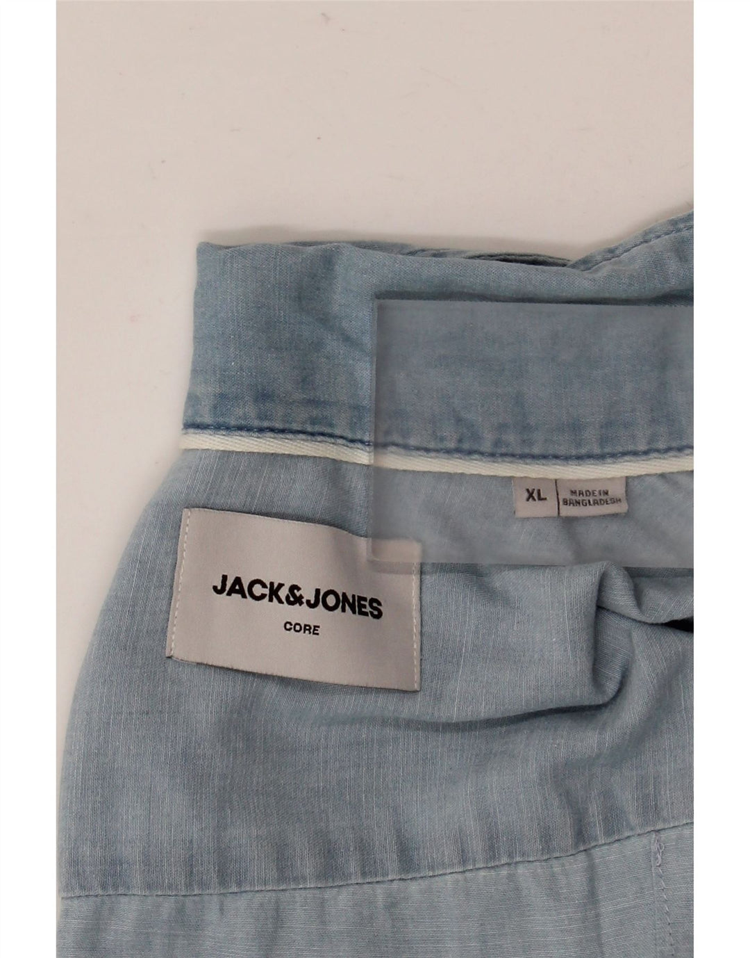 Camisa masculina de manga curta Jack & Jones XL azul