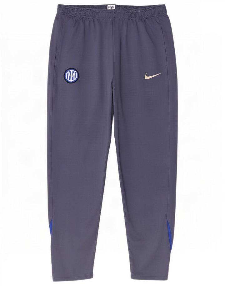 Calça Nike Masculina Inter Milan Treino Médio Azul Colorblock Poliéster
