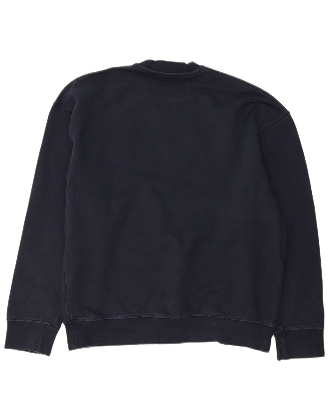 COS moletom masculino jumper grande algodão azul marinho