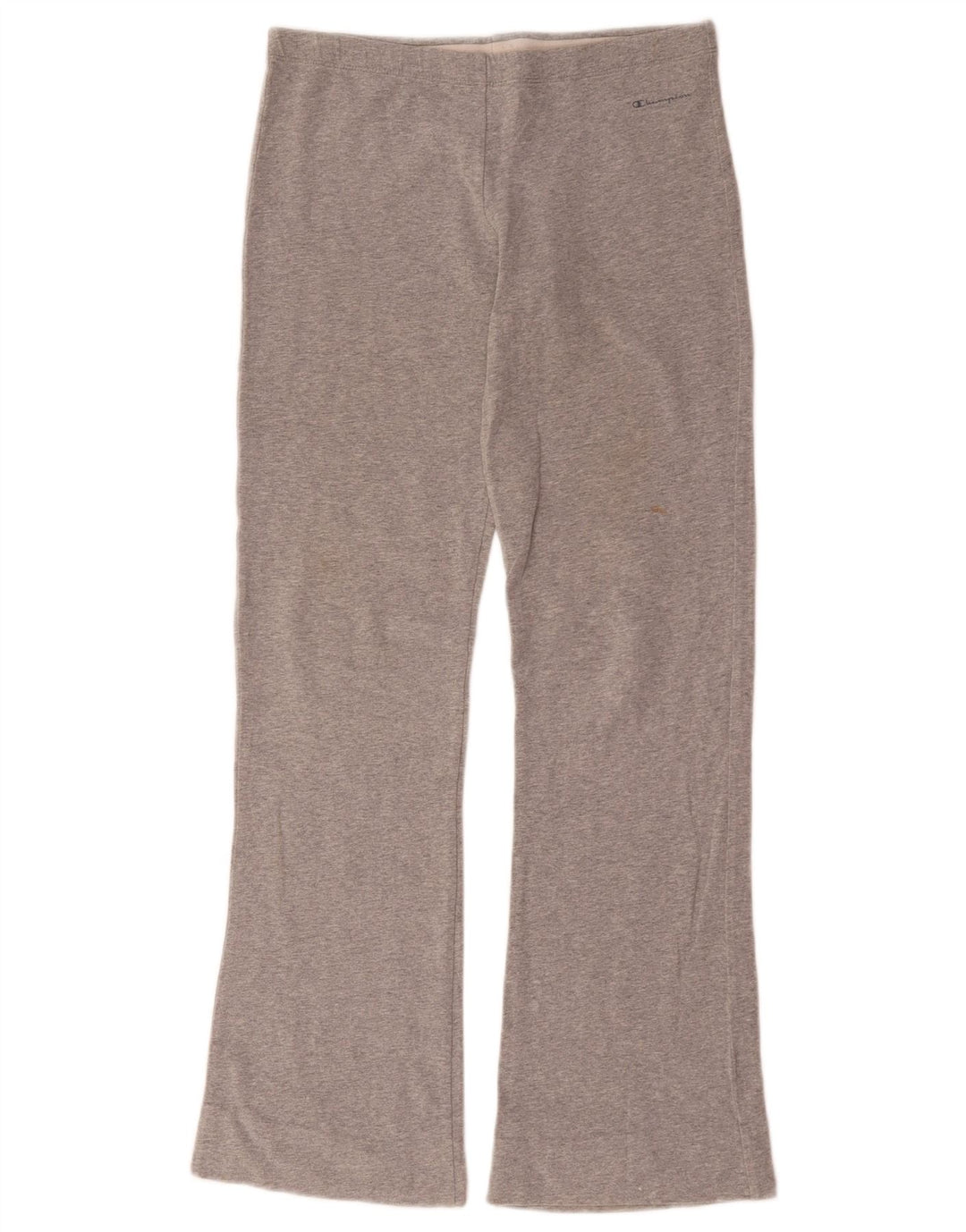 Calça de treino feminina Champion UK 12 algodão manchado cinza médio