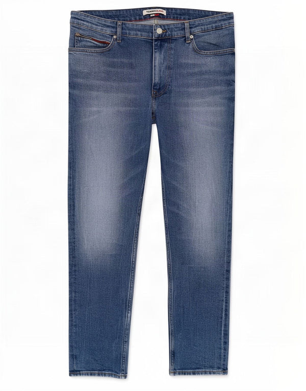 Tommy Hilfiger Mens Skinny Jeans W36 L30 Azul Algodão