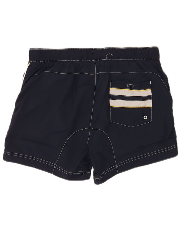 Shorts de natação femininos Champion UK 10 pequeno azul marinho