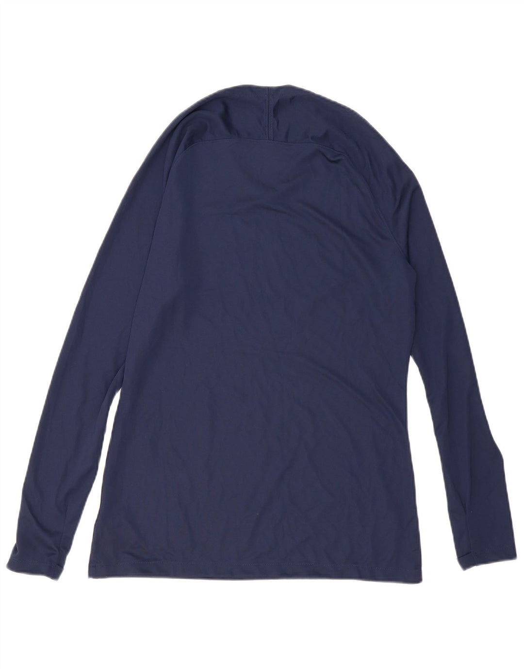 Top Nike Masculino Dri Fit Slim Fit Manga Longa Grande Poliéster Azul Marinho